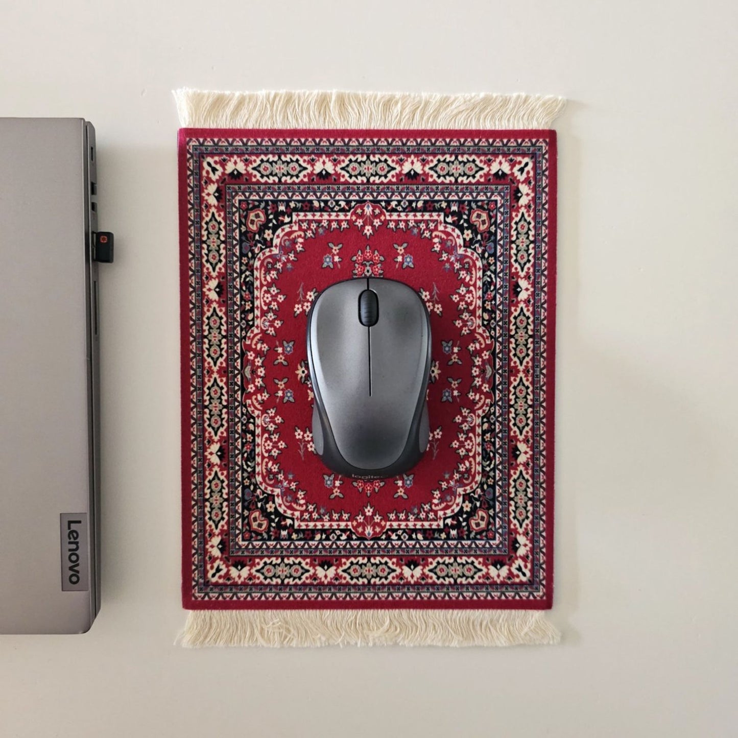 Perzische Muismat - Bordeaux Heart