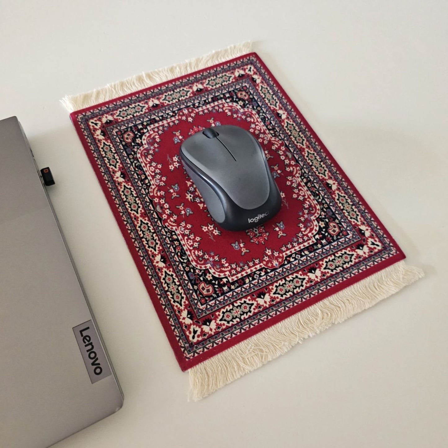Perzische Muismat - Bordeaux Heart